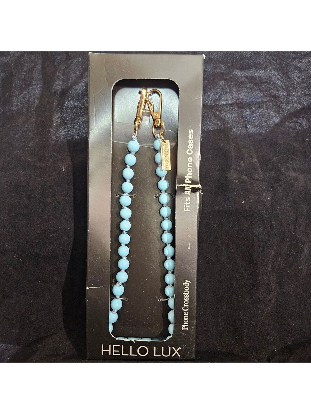 Hello Lux Painted Wooden Beads Phone Crossbody Strap - Fits All Phone Cases
